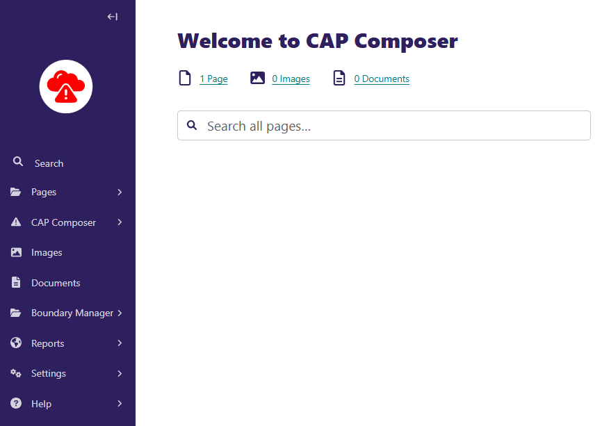 CAP Composer Wagtail Admin Dashboard