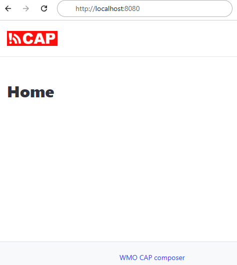 WMO CAP Composer Homepage