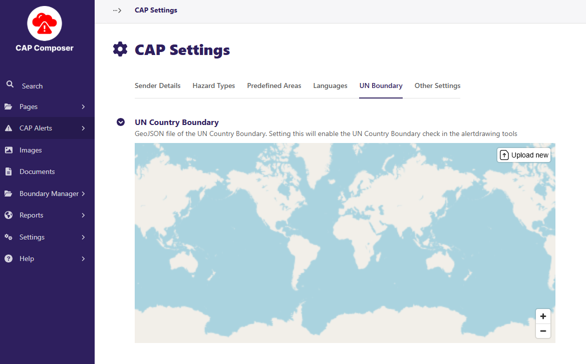 WMO CAP Composer UN Boundaries
